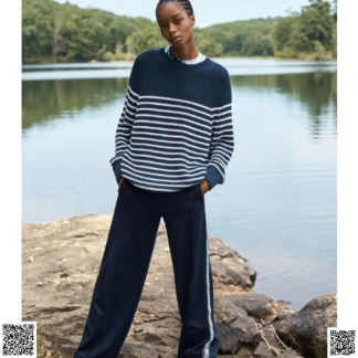 美國代購正品 Tory Burch 條紋毛衣