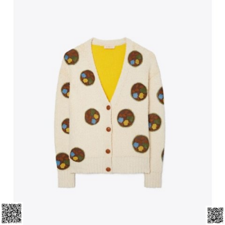 美國代購正品 Tory Burch 雙麵小花開衫