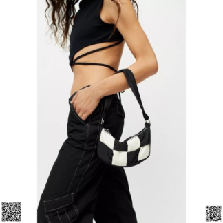 美國代購正品 棋盤格腋下包