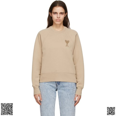 美國代購正品 Ami Alexandre Mattiussi 米色 Ami de Cœur 套頭