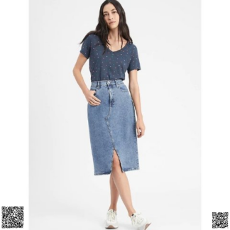 美國代購正品 Banana Republic 牛仔鉛筆半身裙