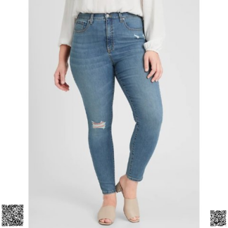 美國代購正品 Banana Republic 高腰緊身牛仔褲
