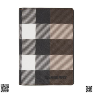 美國代購正品 Burberry 格紋雙摺錢包