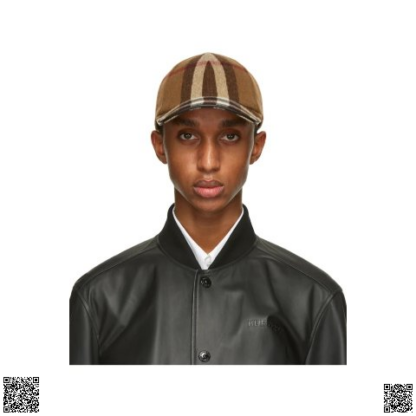 美國代購正品 Burberry 羊毛格紋棒球帽
