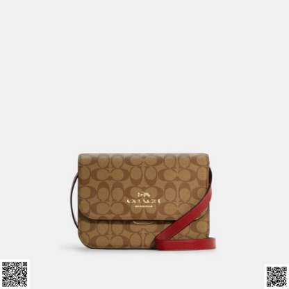 美國代購正品 COACH Brynn 老花小方包