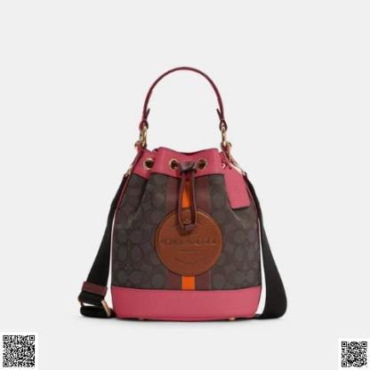 美國代購正品 COACH Dempsey Bucket Bag 19 In 水桶包