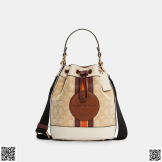美國代購正品 COACH Dempsey Bucket Bag 19水桶包