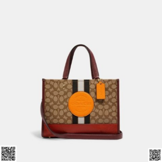 美國代購正品 COACH Dempsey 老花托特包