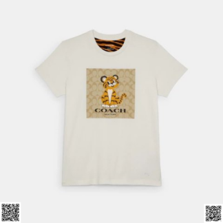 美國代購正品 COACH Signature 虎年T恤
