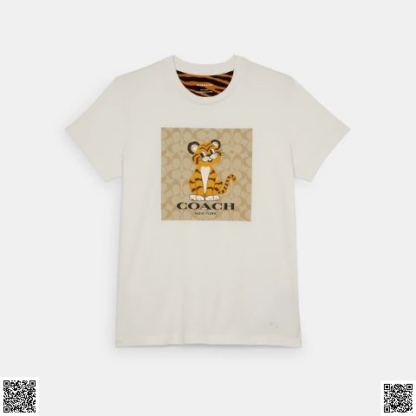 美國代購正品 COACH Signature 虎年T恤