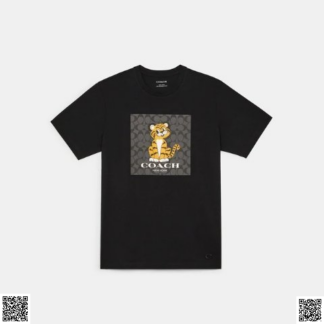 美國代購正品 COACH Signature 虎年T恤