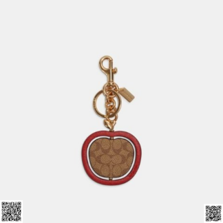 美國代購正品 COACH Spinning蘋果鑰匙扣