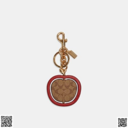 美國代購正品 COACH Spinning蘋果鑰匙扣