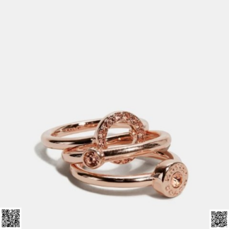 美國代購正品 COACH 戒指3件套