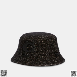 美國代購正品 COACH 粗呢漁夫帽