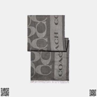 美國代購正品 COACH 老花羊毛圍巾