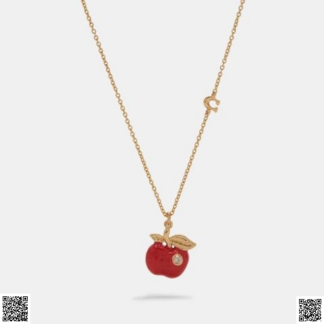 美國代購正品 COACH 蘋果項鏈