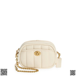 美國代購正品 Coach Quilted Leather 相機包