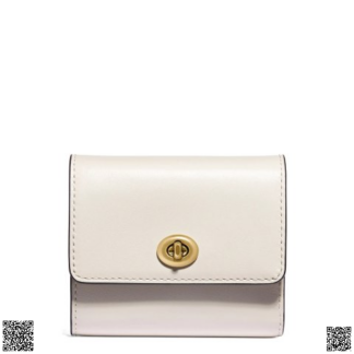 美國代購正品 Coach Turnlock 摺疊錢包