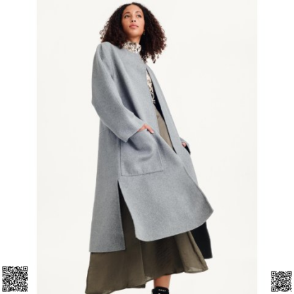 美國代購正品 DKNY 羊毛混紡大衣