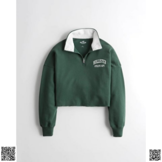 美國代購正品 Hollister 半拉鏈衛衣