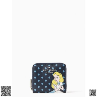 美國代購正品 Kate Spade disney x kate spade 愛麗絲拉鏈錢