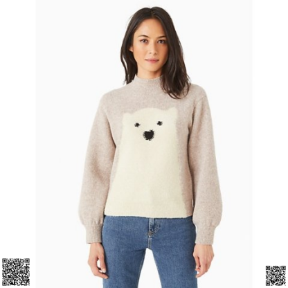 美國代購正品 Kate Spade 北極熊羊毛混紡毛衣