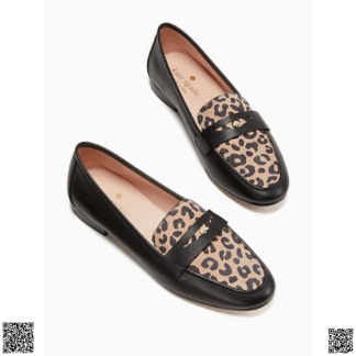 美國代購正品 Kate Spade 豹紋樂福鞋