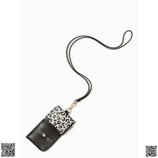 美國代購正品 Kate Spade 豹紋貓咪卡包
