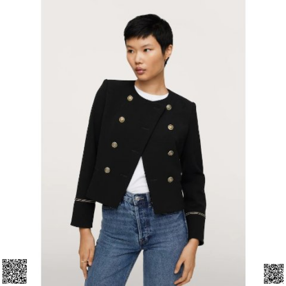美國代購正品 Mango celine風短外套