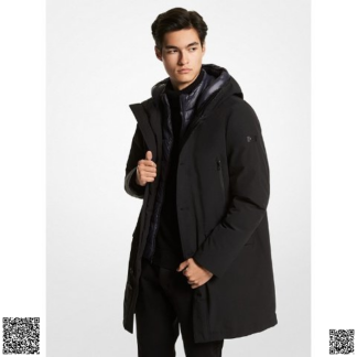 美國代購正品 Michael Kors 2-in-1 假兩件男士保暖外套
