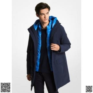 美國代購正品 Michael Kors 2-in-1 假兩件男士保暖外套