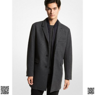 美國代購正品 Michael Kors 羊毛混紡大衣