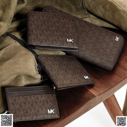 美國代購正品 Michael Kors 老花對摺錢包