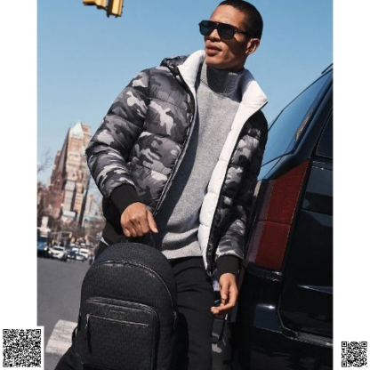 美國代購正品 Michael Kors 豹紋純色雙麵保暖夾剋 2色選
