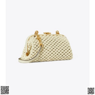美國代購正品 Tory Burch Cleo Macrame編製雲朵包