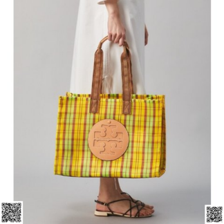 美國代購正品 Tory Burch Ella Mesh 格紋托特包