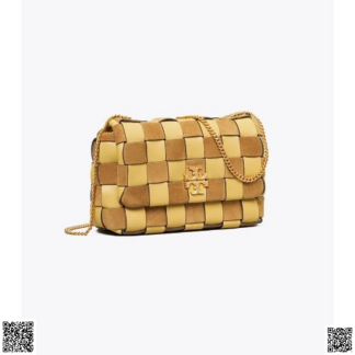 美國代購正品 Tory Burch Kira 編織斜挎包