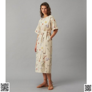 美國代購正品 Tory Burch 刺綉連衣裙