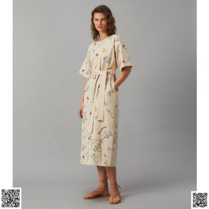 美國代購正品 Tory Burch 刺綉連衣裙