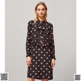 美國代購正品 Tory Burch 波點連衣裙