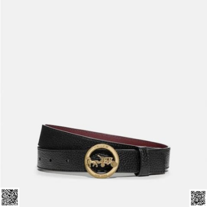 美國代購正品 馬車扣腰帶