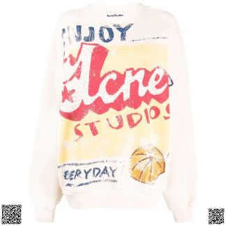 美國代購正品 Acne Studios 寬鬆印花衛衣