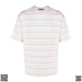 美國代購正品 Acne Studios 條紋笑臉T恤