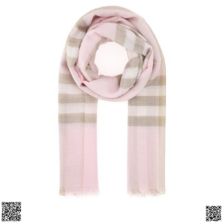 美國代購正品 Burberry Fringed 格紋圍巾