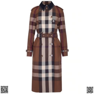 美國代購正品 Burberry 格紋風衣