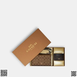 美國代購正品 COACH Boxed 斜挎包禮盒