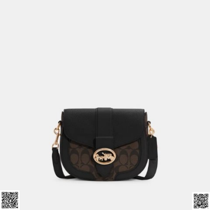 美國代購正品 COACH Georgie 馬鞍包
