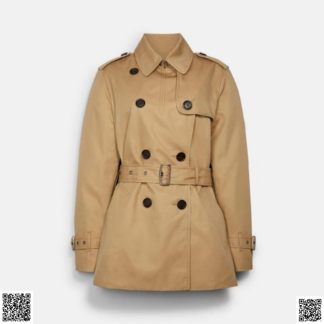 美國代購正品 COACH Signature 短款風衣