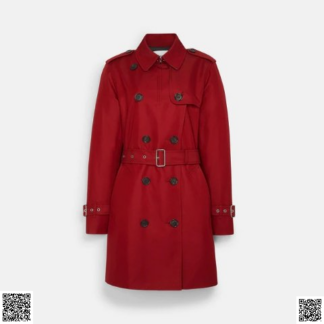 美國代購正品 COACH Solid 風衣外套